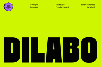 Dilabo Font: Design and Ideas for Creative Projects