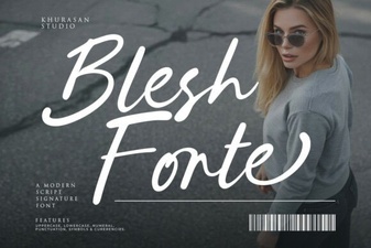 Elevate Designs with the Blesh Forte Creative Font