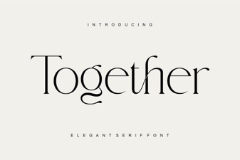 The Together Font: Designs That Connect People